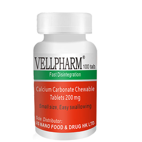 Vellpharm Calcium Carbonate Chewable Tablets